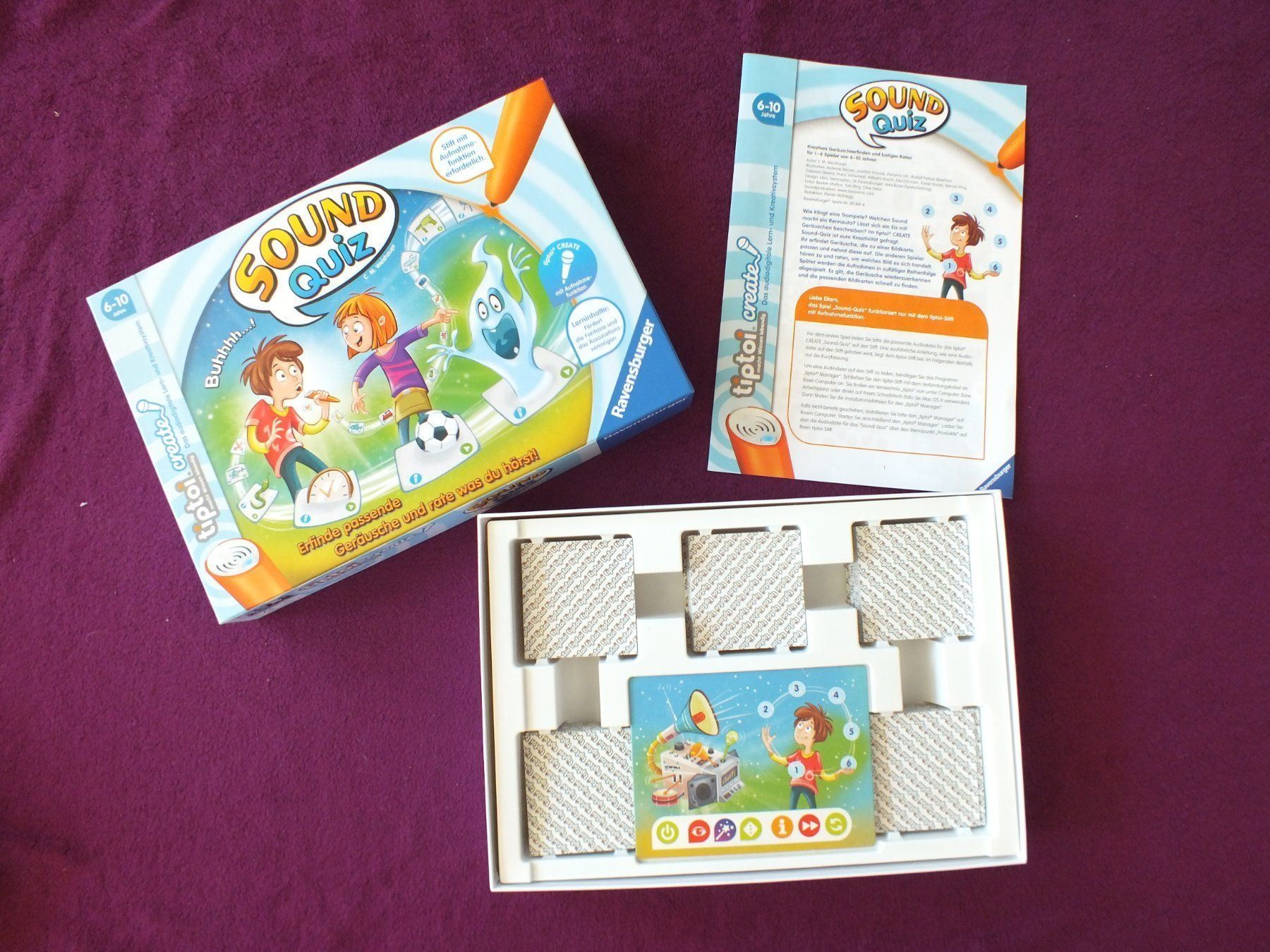 Ravensburger Giochi: tiptoi create Spiel - Sound Quiz – Usato da Müllheim Dorf venduto da Seeeule01 1