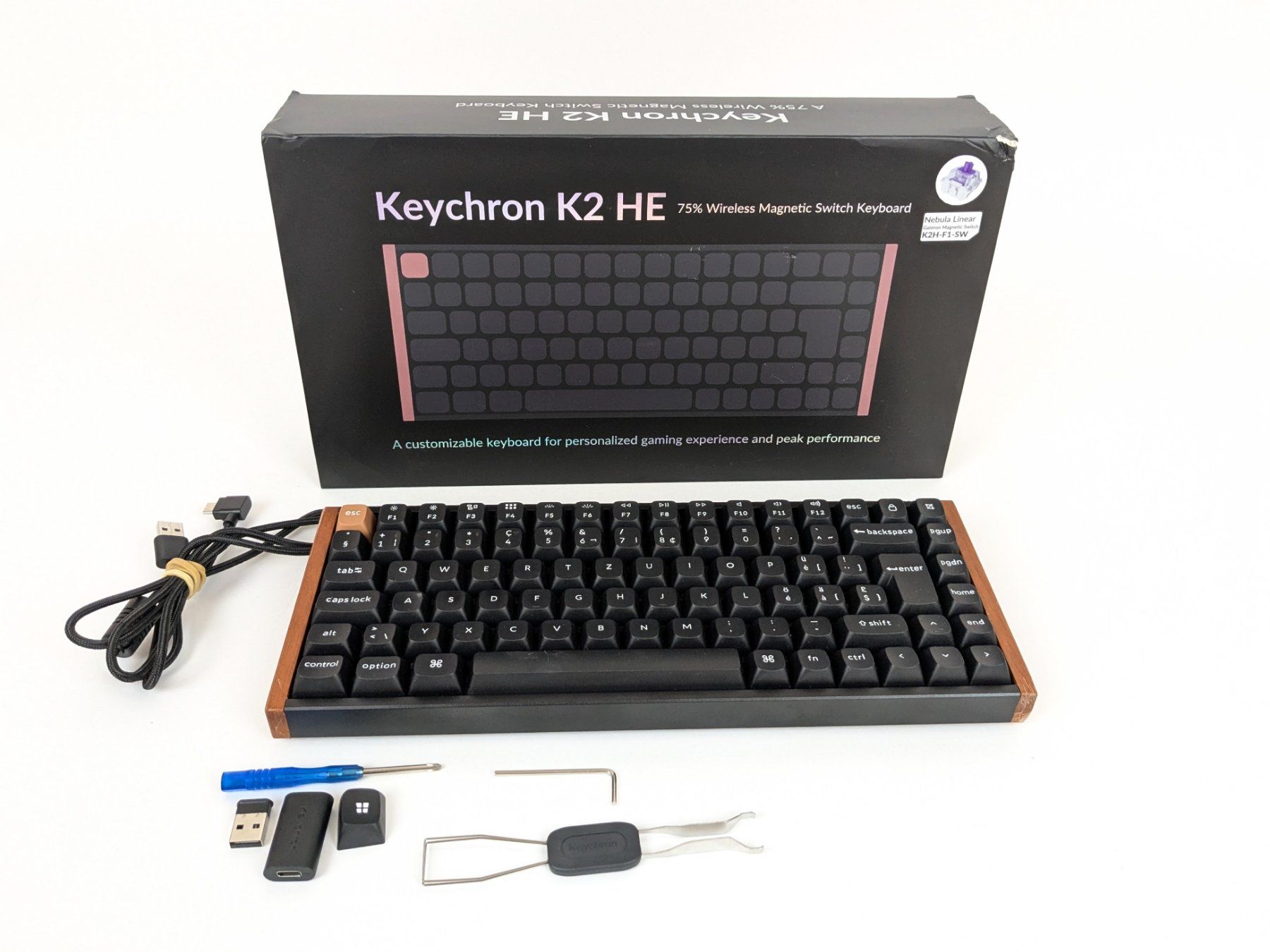 Keychron Tastiere: KEYCHRON K2 HE Tastatur – Nuovo (secondo la descrizione) da Thun venduto da Restwert_Thun 1