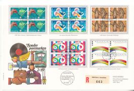 SBK 777 - 781 im 4er Block FDC Grossbrief
