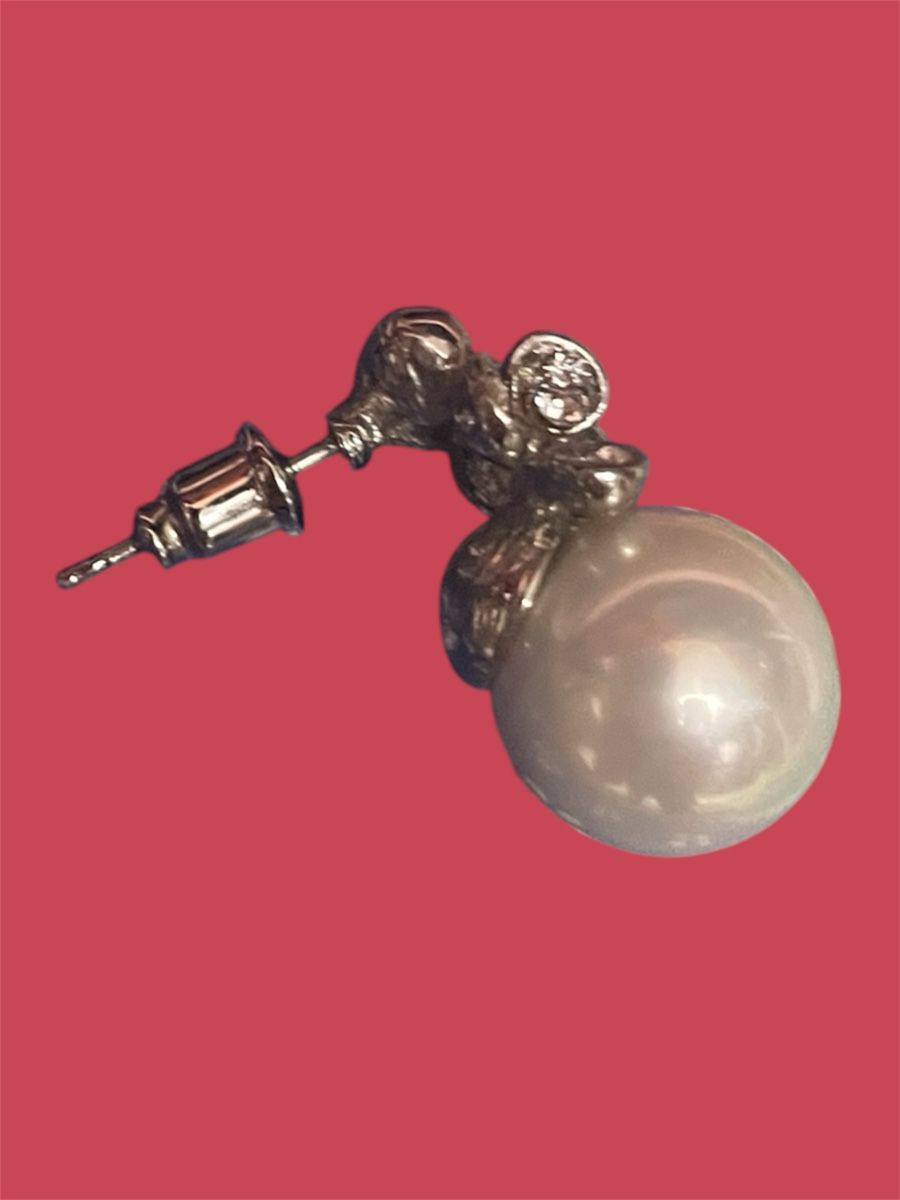 Orecchini pendenti & Orecchini a lobo: Elegante Ohrstecker mit Perlen & Strasssteine – Nuovo (secondo la descrizione) da Urdorf venduto da Anassor 2