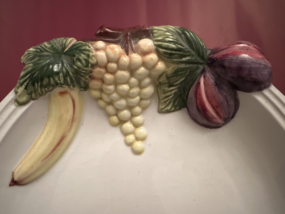 Servierplatten: Grosse Vintage Fruchtschale aus Keramik – Gebraucht aus Bern von schnupka 2