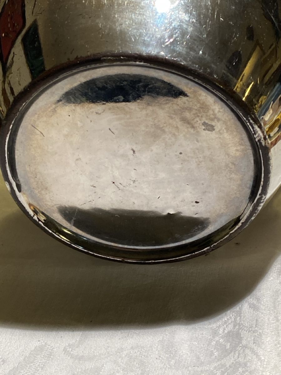 Caraffe: Cruche en faïence argentée, vintage, – Usato da Bevaix venduto da Dominixx52 3