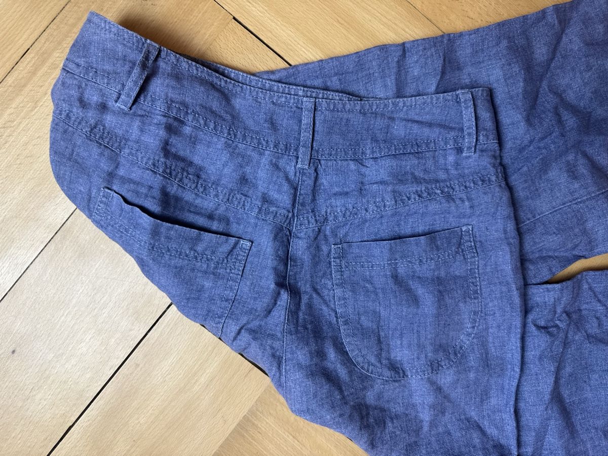 Gerry Weber Hosen:  Gerry Weber Leinenhose, blau – Gebraucht aus Bern von llina257 7