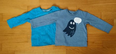 Lot de 2 hauts à manches 18-24m 92-98
