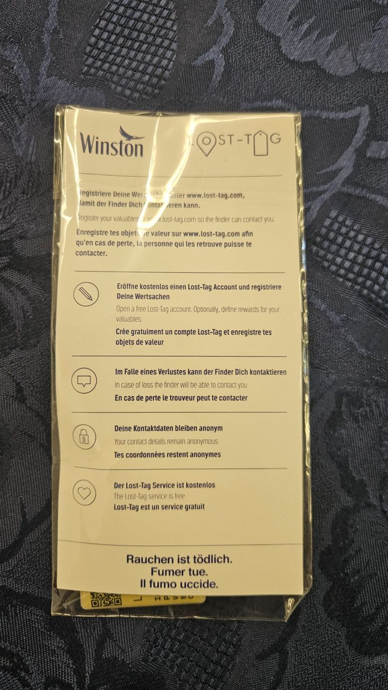 Placchette & Badge: Lost tag Winston (nuovo) – Nuovo e nell'imballaggio originale da Melano venduto da H-Sara 1