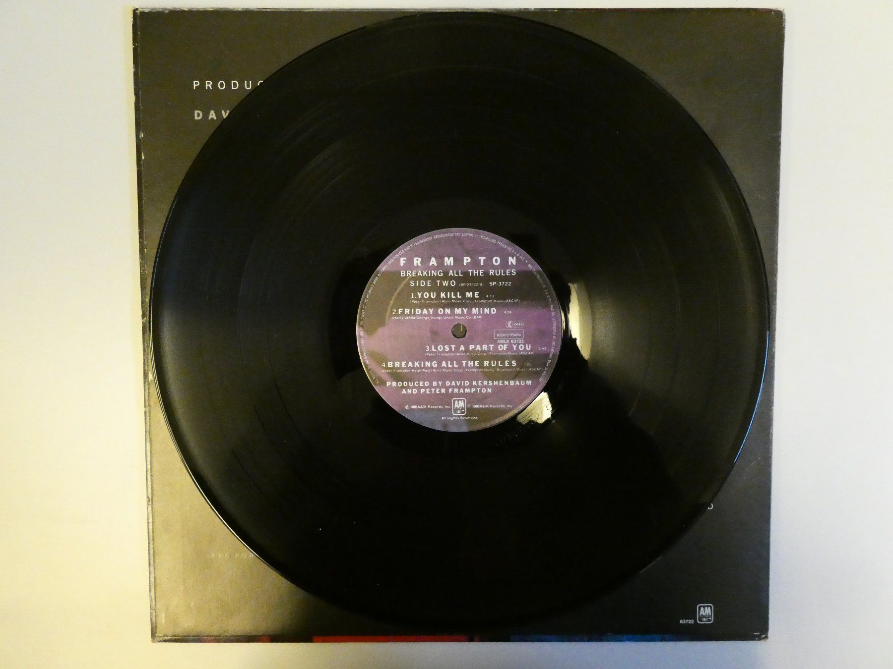 Vinyles: LP "Frampton - Breaking All The Rules" (VG+) – D'occasion à Münchenstein par tsp01 4