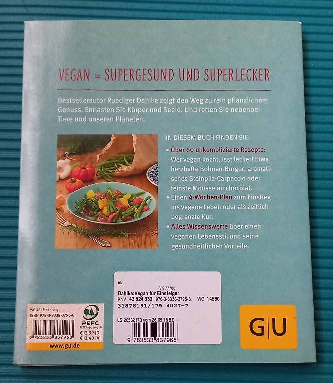 Libri: VEGAN für Einsteiger  – Usato da Büsserach venduto da pepper44 1