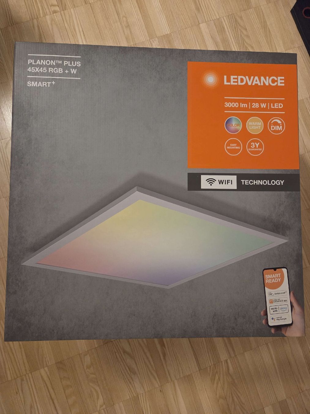Lampadari & plafoniere: LEDVANCE Planon Plus 45x45 RGB+W - Smart Deckenlampe – Nuovo e nell'imballaggio originale da Regensdorf venduto da Regi_Trade