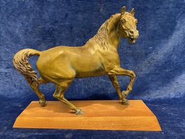 Lebendiger Pferde Statue Figur 32cm hoch