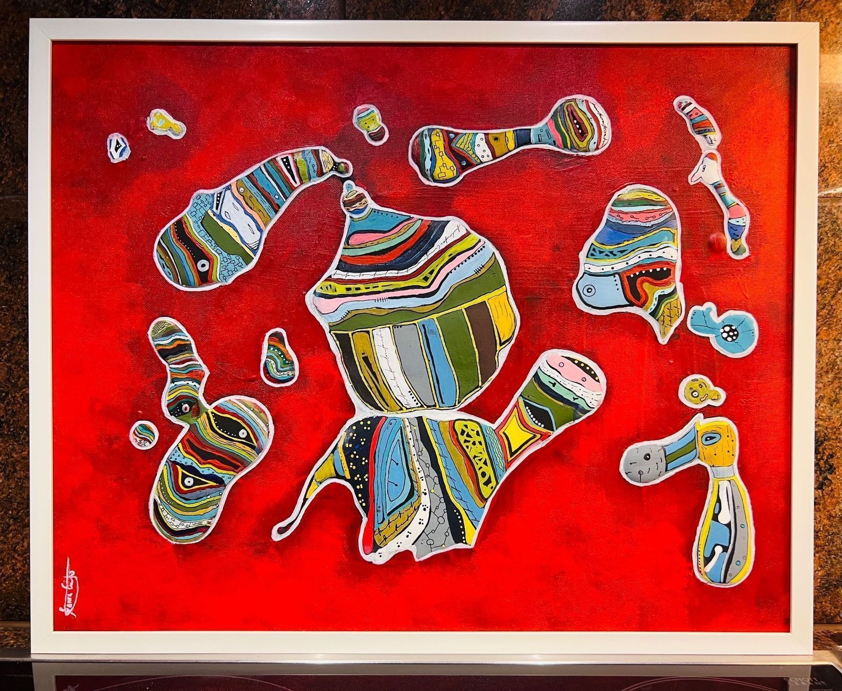 Gemälde: “The Bean  Monsters ” 50x40 cm – Neu und originalverpackt aus Kreuzlingen von eszanza 3
