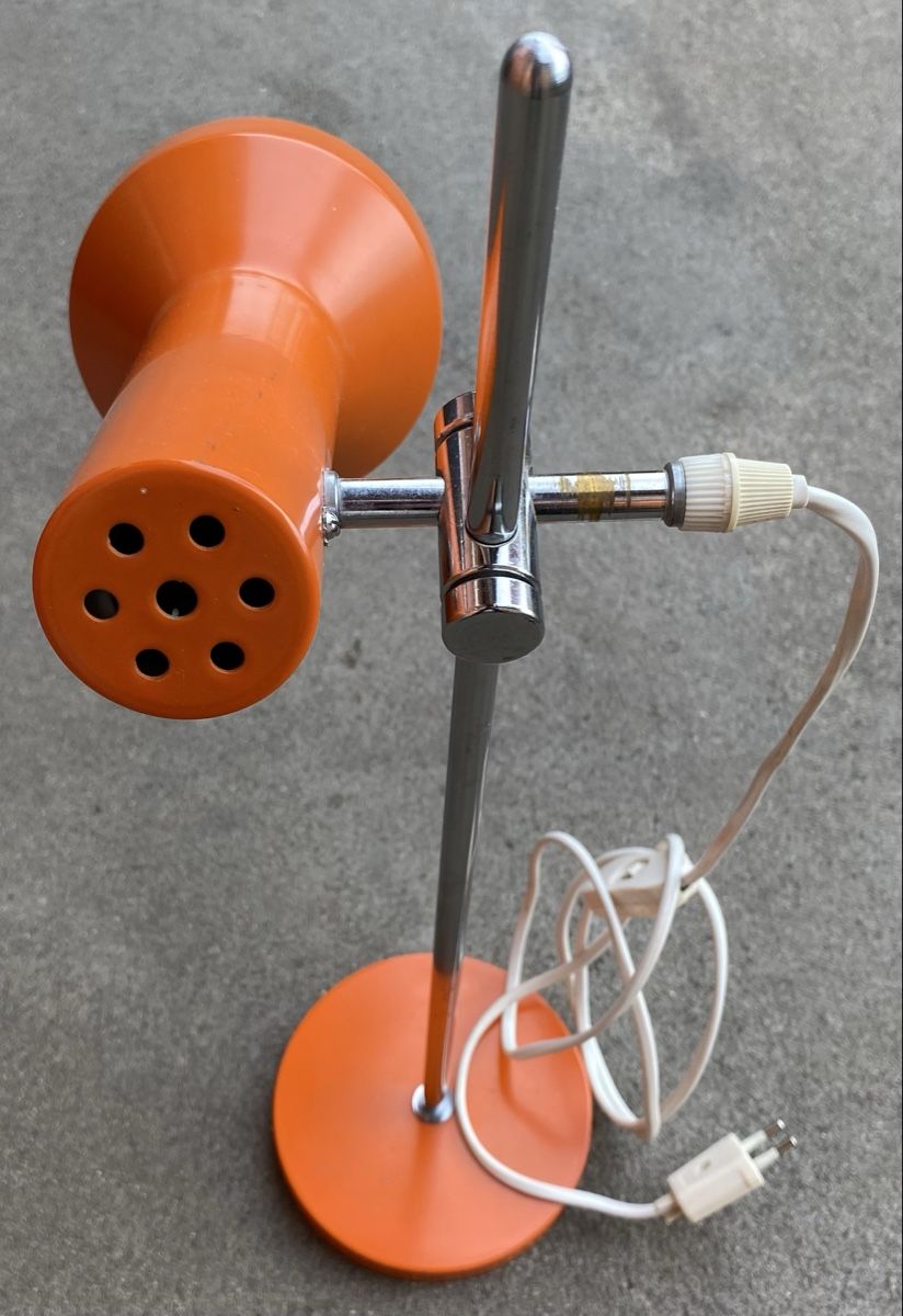 Lampen: Vintage Tischlampe Orange – Gebraucht aus Glattbrugg von Pischte.Brockenhaus 1