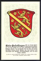 Klein-Andelfingen, Wappen mit zwei golde