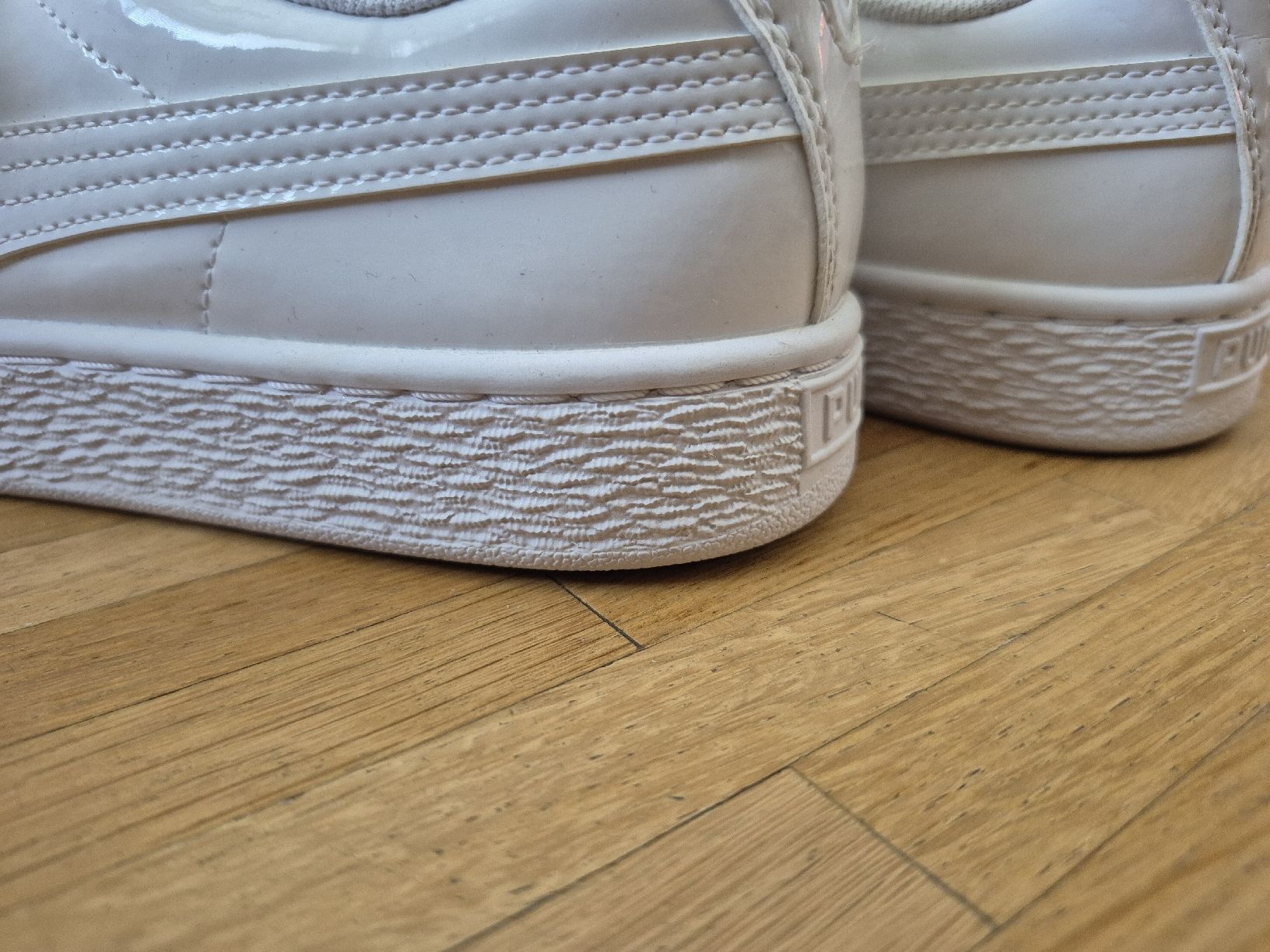 Puma Scarpe da donna: Baskets blanches Puma avec lacets en satin – Nuovo (secondo la descrizione) da Meyrin venduto da kka_b6jn 2