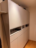 MYCS GRYD Design Schrank 190 × 195 × 35 cm Hellgrau