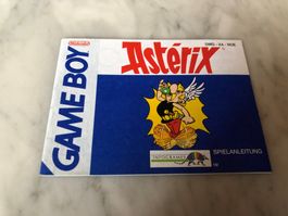 ANLEITUNG FÜR ASTERIX NINTENDO GAME BOY