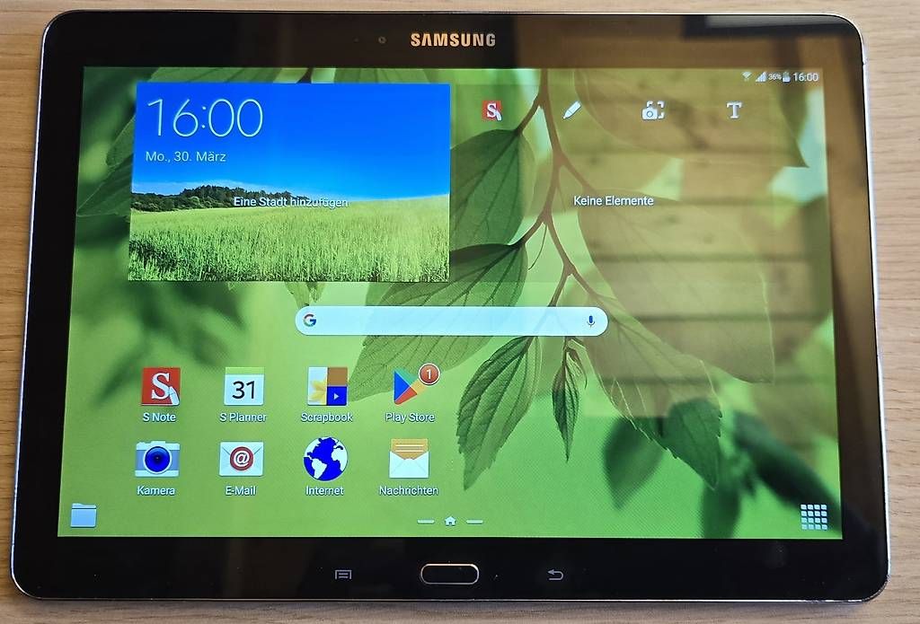 Tablet PC: Samsung Galaxy Note 10.1 Tablet SM-P605 LTE – Usato da Rhäzüns venduto da Webman1