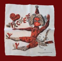 Taschentuch Piccolette 60er Jahre / Modehaus Weilemann Bern