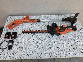 Black + Decker Heckenschere und Rasentrimmer