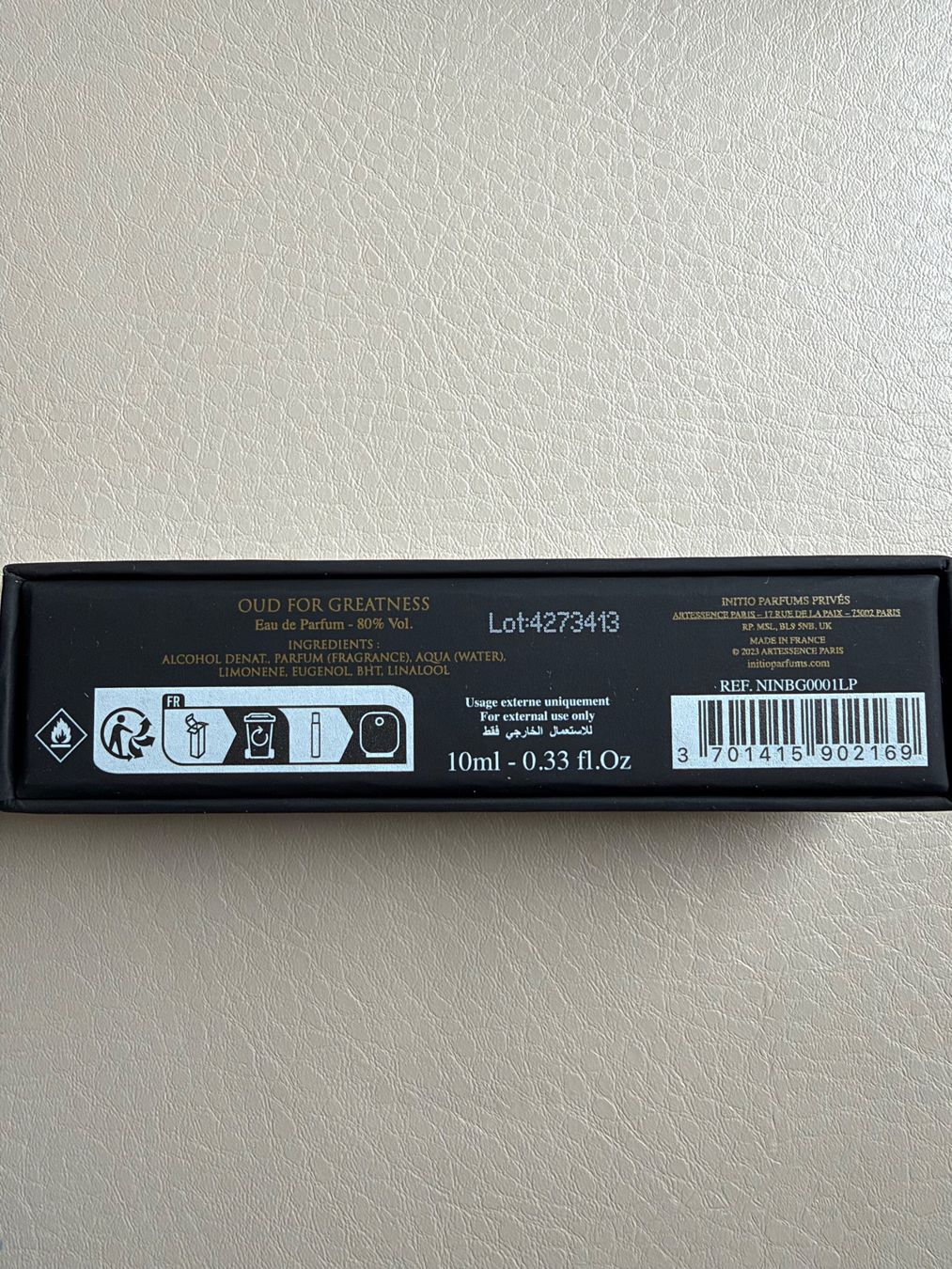 Initio Profumi & Eau de Toilette: Initio EdP Oud for Greatness 10ml NEU – Nuovo e nell'imballaggio originale da Steinmaur venduto da felidae13 1