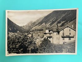 Ansichtskarte Göschenen 1930 gelaufen Feldpost