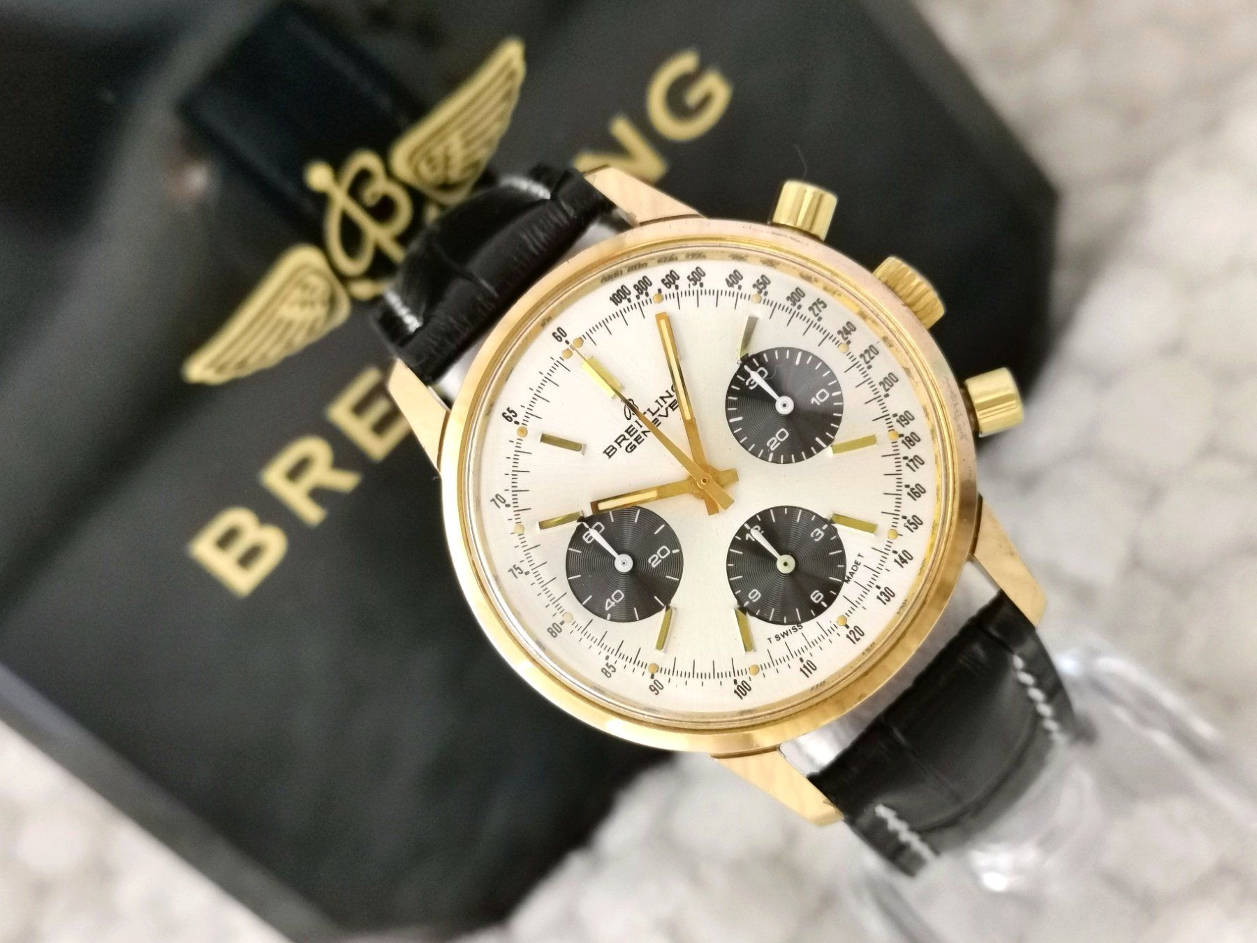Breitling Orologi: Breitling Chronograph Rarität ref.815 Long Playing – Usato da Nottwil venduto da Kaufen003 5