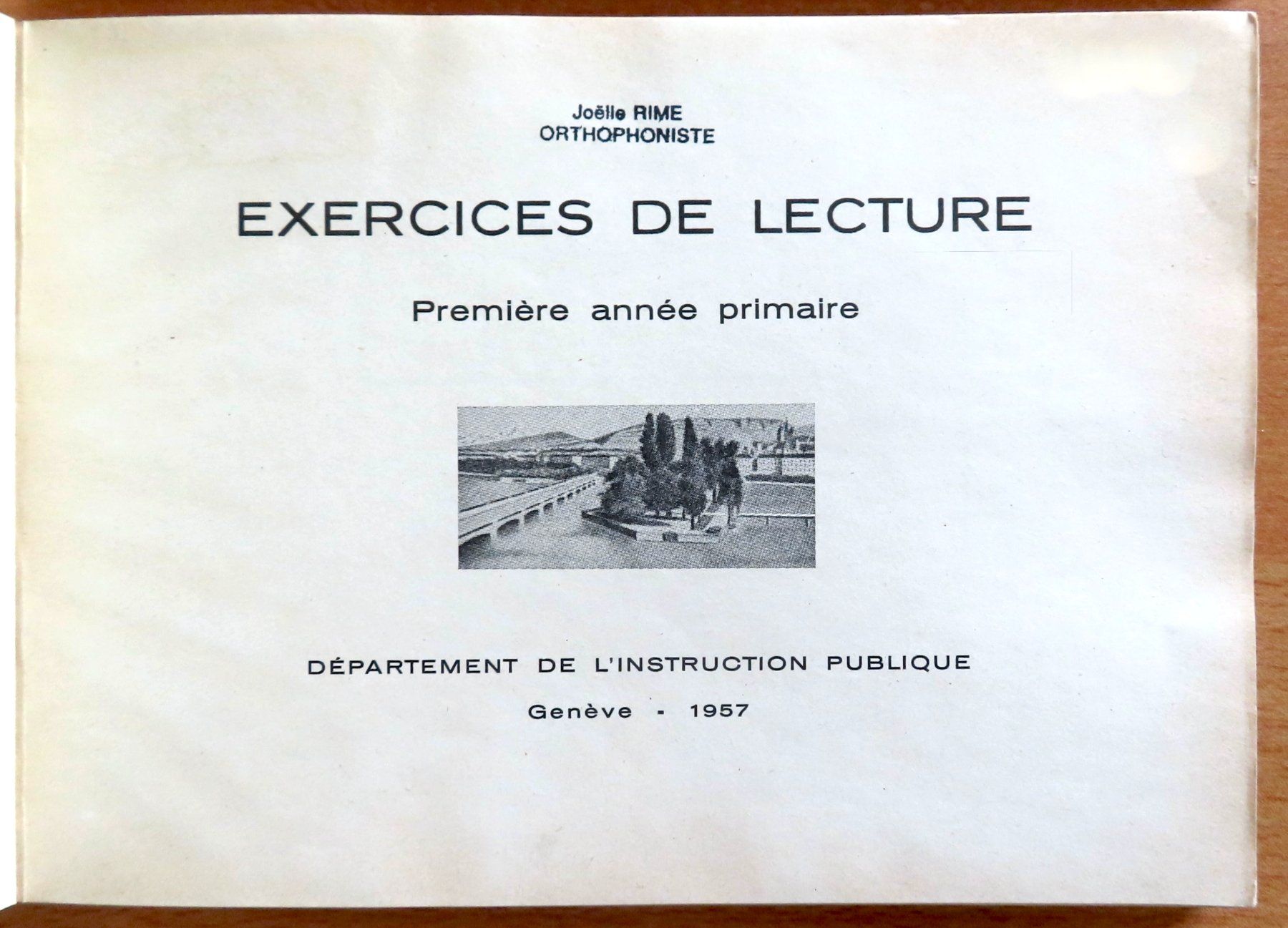 Livres: Exercices de lecture - Genève, 1957 – D'occasion à Le Locle par LibrairieLaBergerie 1