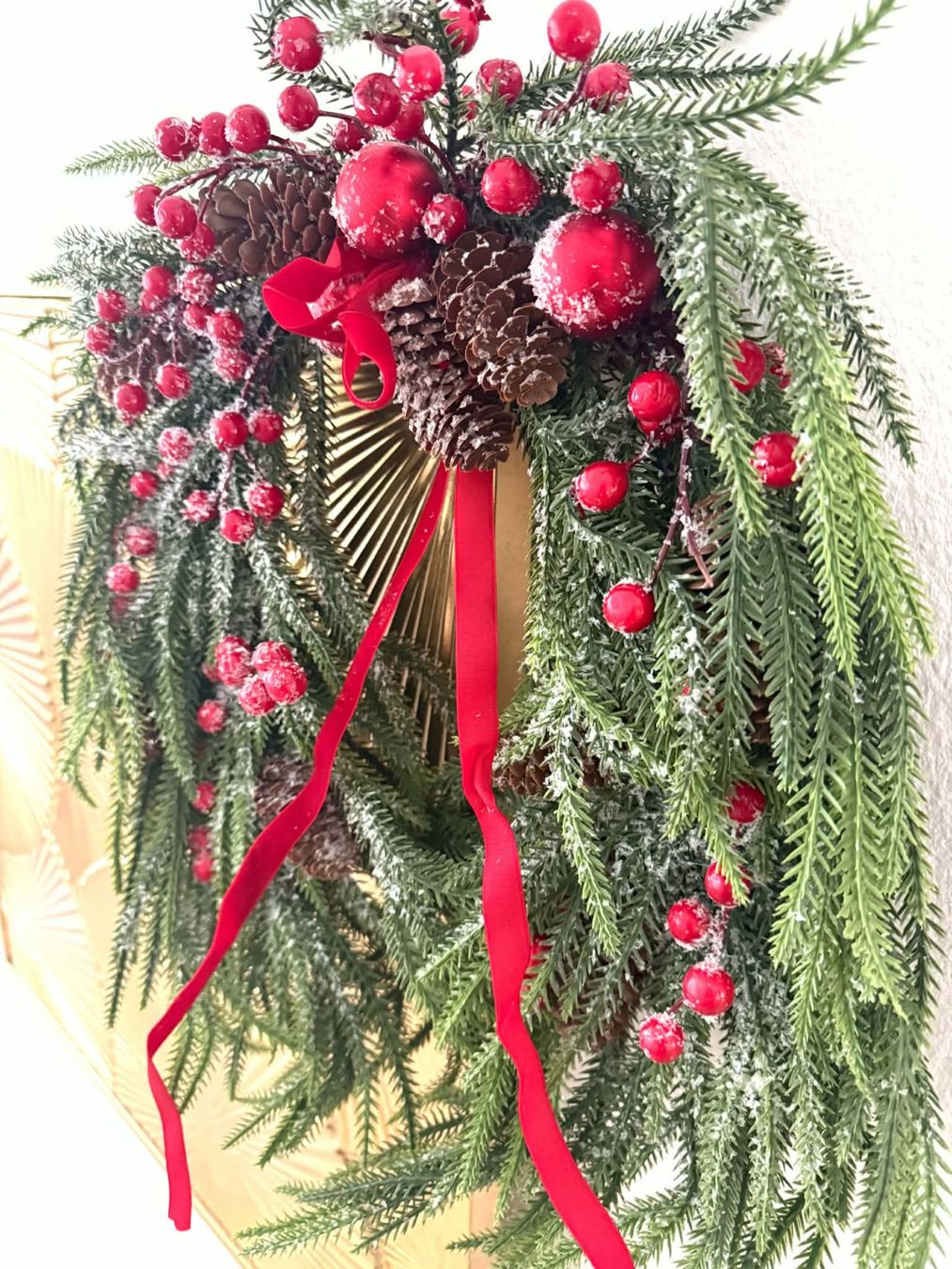 Tutte le decorazioni: Weihnachtskranz gross 55 cm – Nuovo e nell'imballaggio originale da Bern venduto da Miraitrading 1