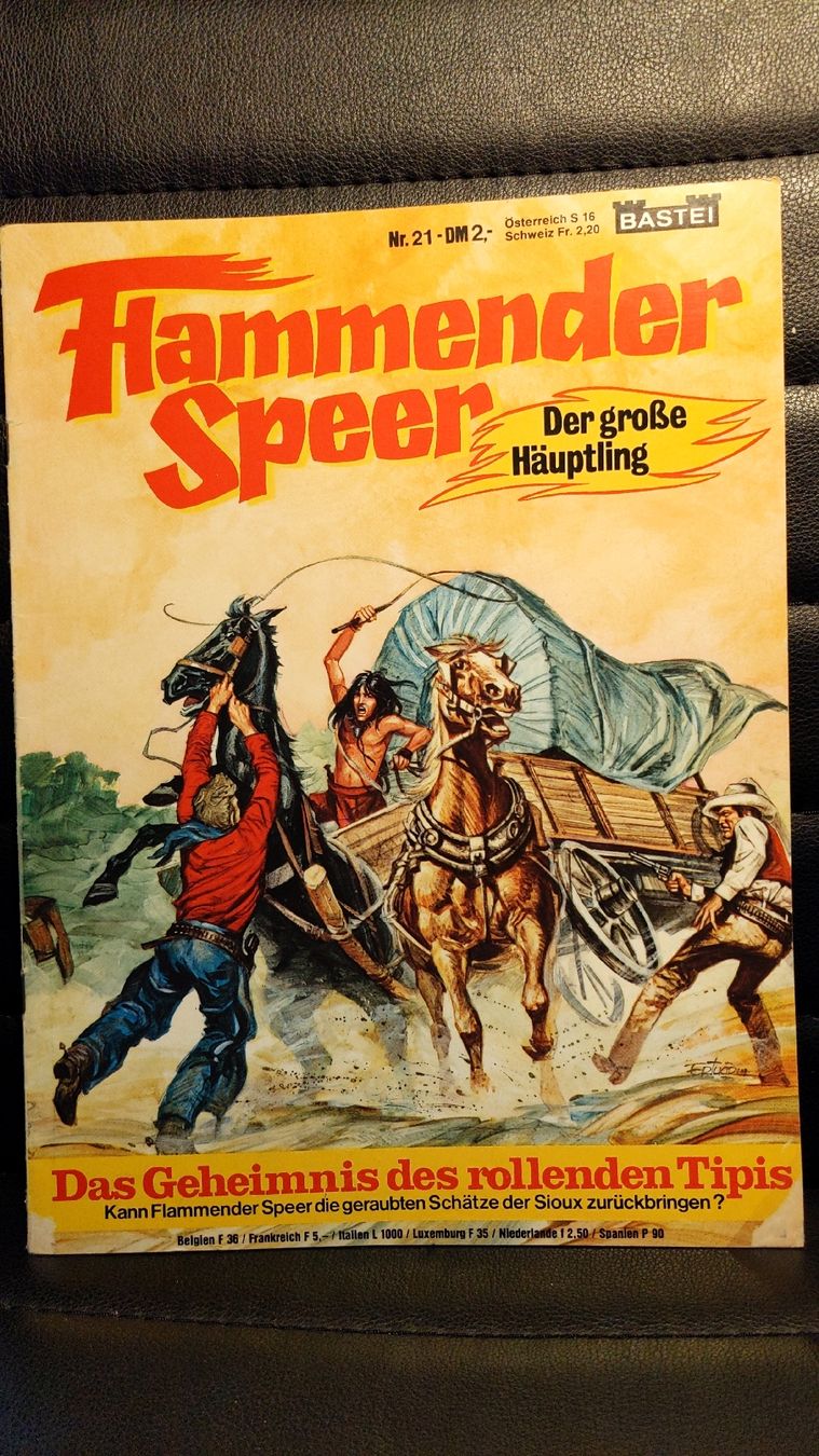 Fumetti: Flammender Speer Comic - Nummer 21, mit Poster! – Usato da Niederscherli venduto da Mon_Art