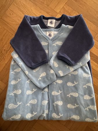 2 pyjama petit bateau - 6 mois