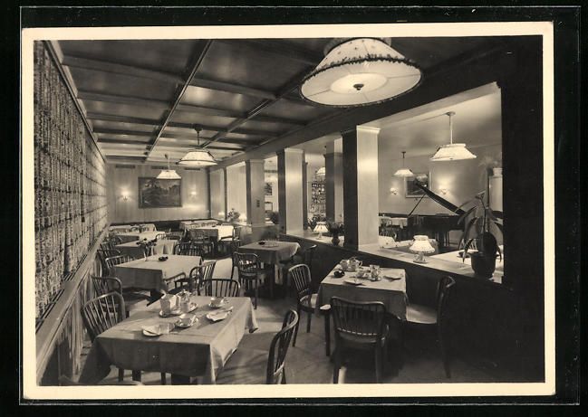 Cartoline postali: Adelboden, Confiserie-Tea-room Schmid, I – Usato da Berlin venduto da bartko-reher