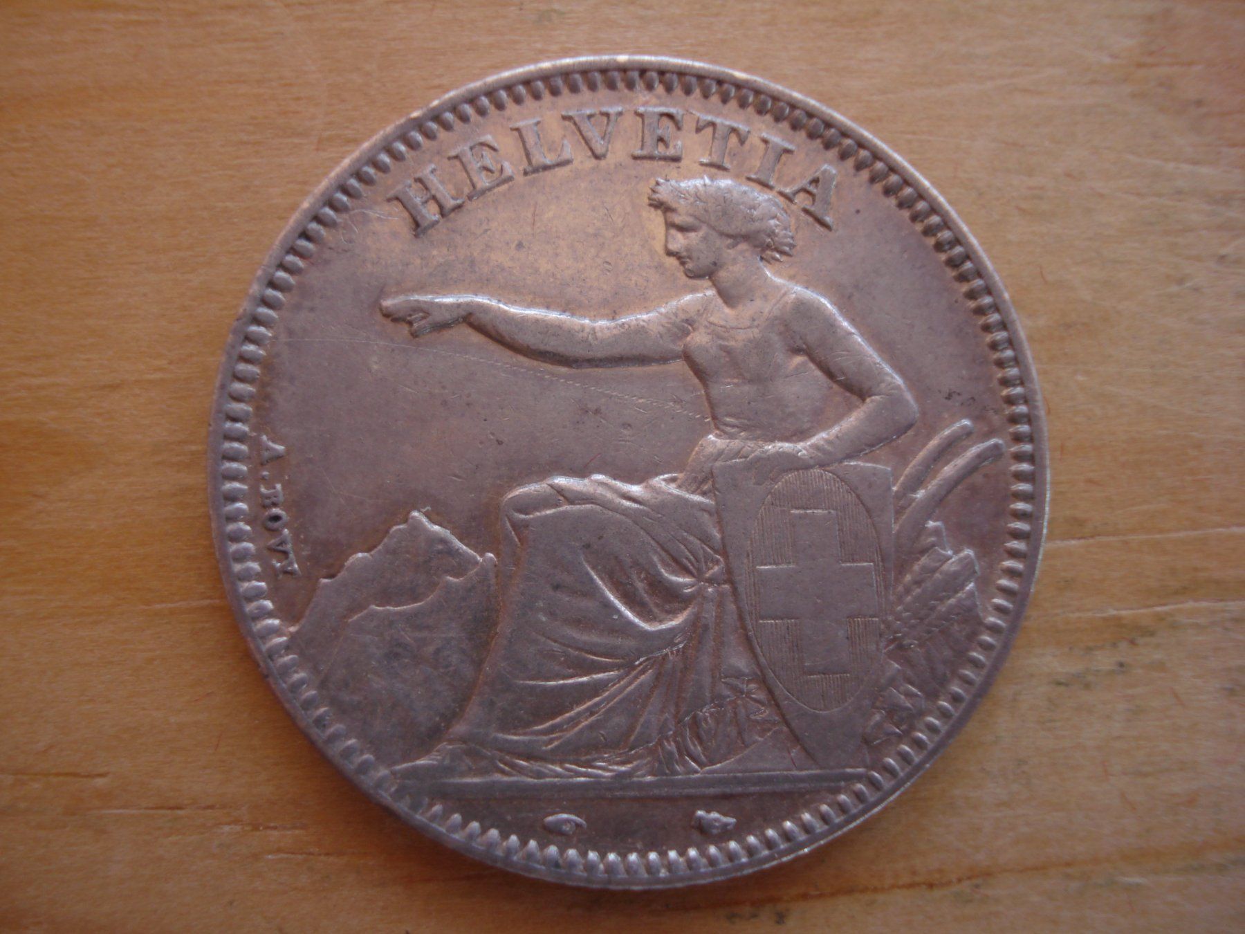 Alle Münzen: (C1) 2 Franken 1850 SS-VZ – Gebraucht aus Erlach von Net-Coins 1