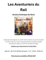 Jeux les Aventuriers du Rail