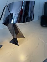 Lampe de bureau habitat design métal gris noir 2 pièces