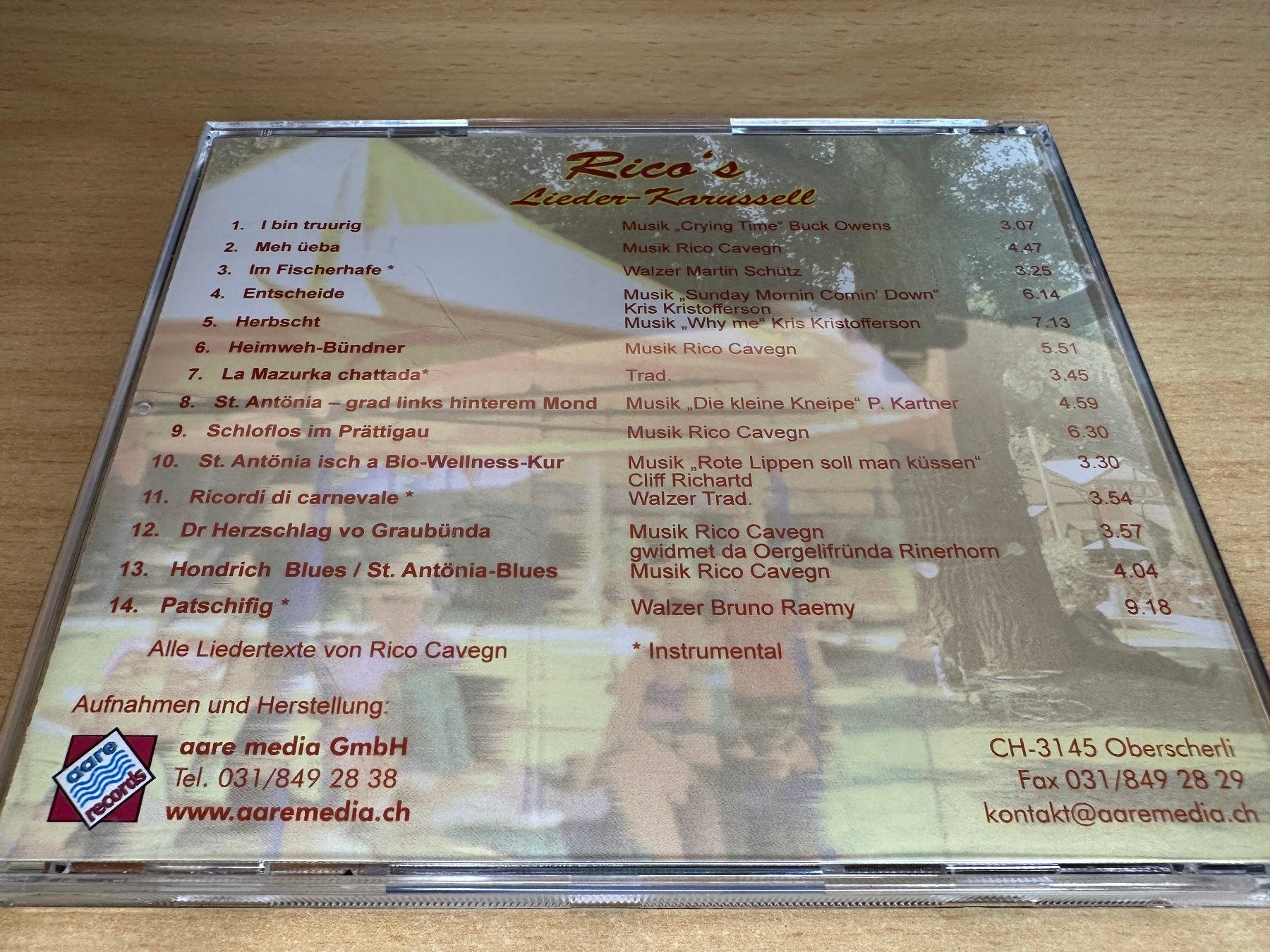 CD: Rico's Lieder-Karussell – Usato da Rikon im Tösstal venduto da Alpenmutz 1