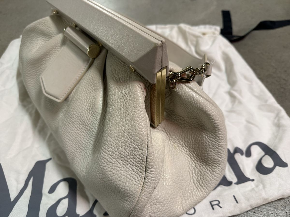 Max Mara Taschen für Damen: Max Mara Handtasche Leder Beige  – Gebraucht aus Zürich von daki81 3