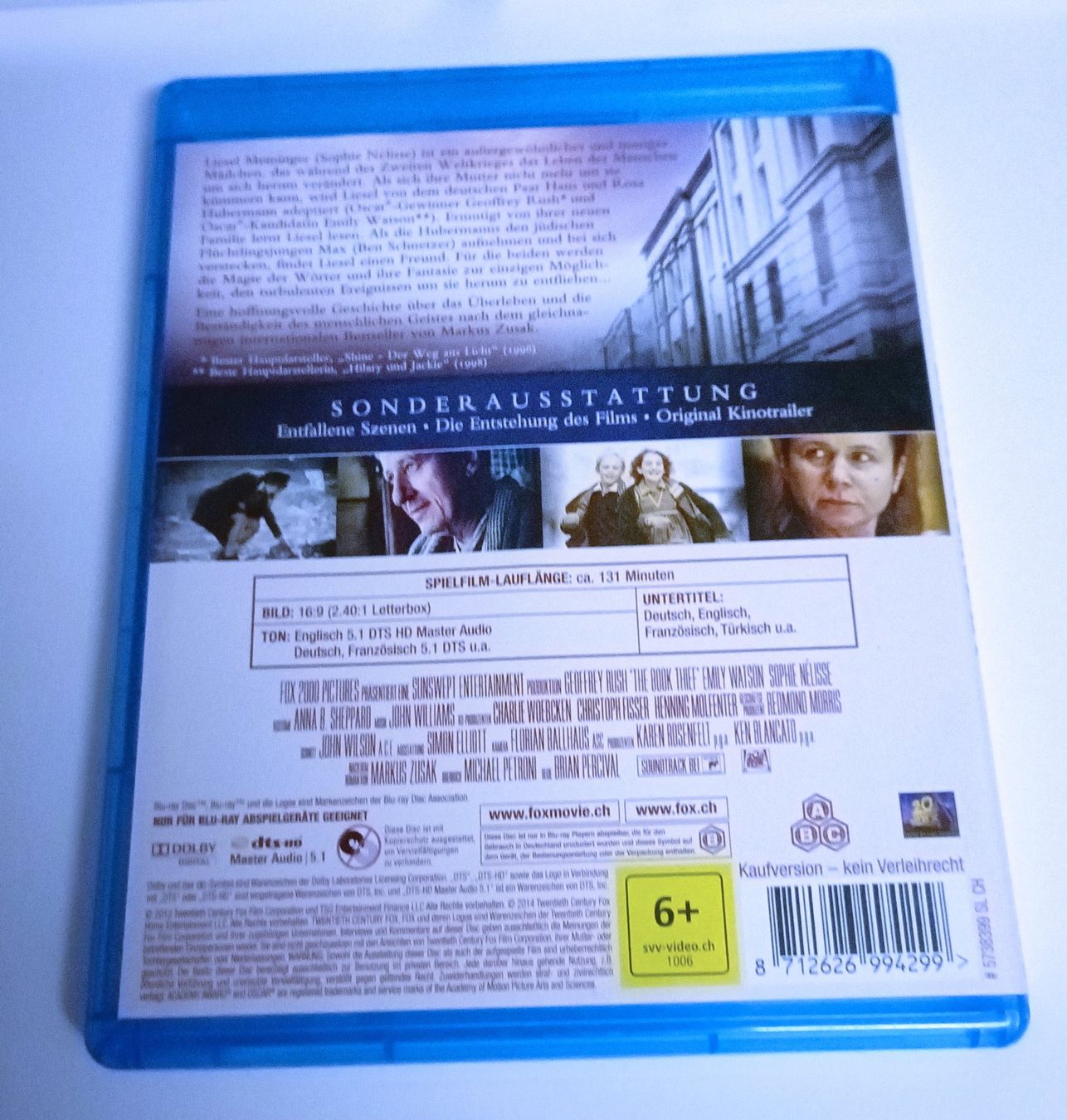Tutti i DVDs: DIE BÜCHERDIEBIN BLU-RAY mit Emily Watson – Usato da Köniz venduto da Movieportal007 1