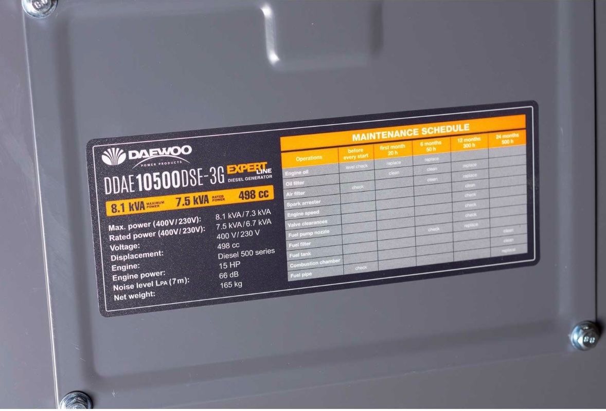 Daewoo Generatori di corrente: Daewoo Generator 8.1kw – Nuovo e nell'imballaggio originale da Egg b. Zürich venduto da SwissTradingAgency 9