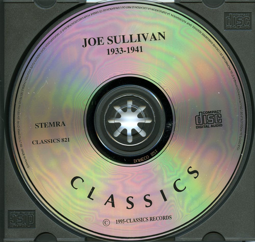 CD: Jazz-CD:  Joe Sullivan 1933 - 1941 (Classics) – Usato da Hochfelden venduto da mue_lhm9 2