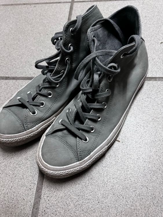 Converse chucks hotsell grau leder