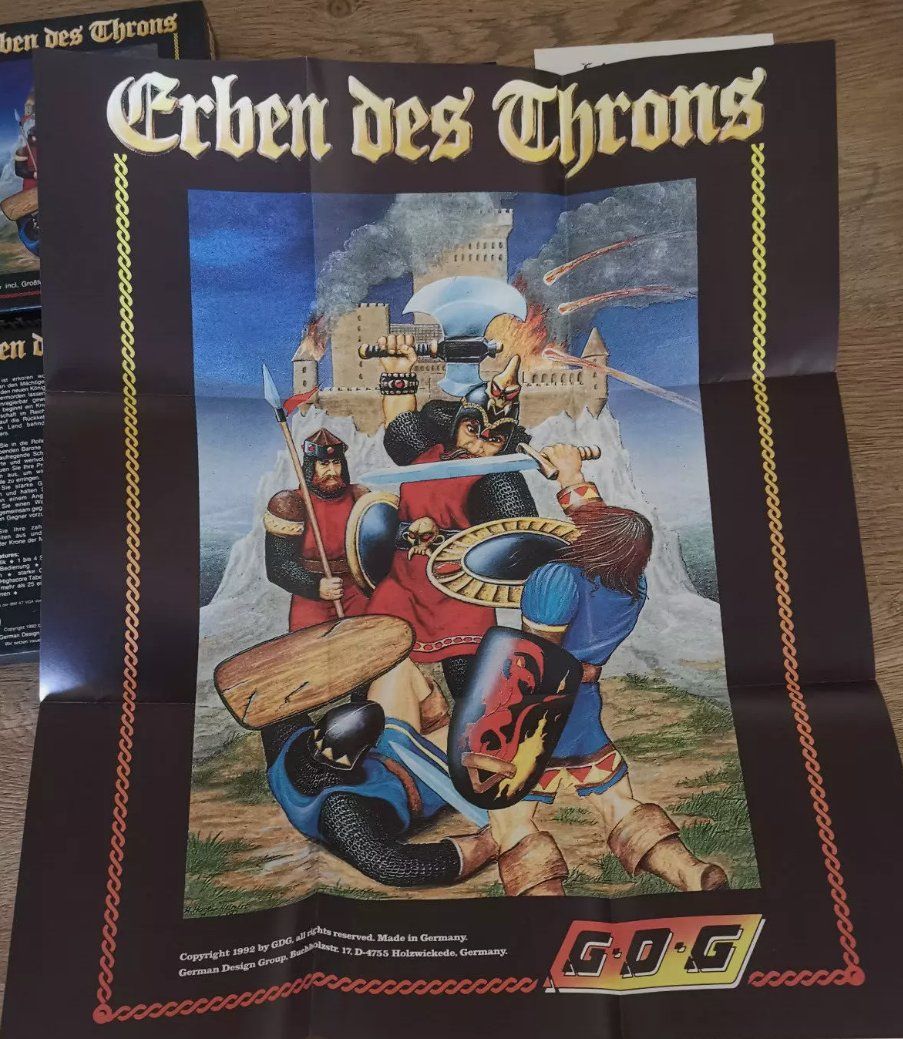 Giochi: Erben des Thrones 5.25" Floppy C64 / 128 1992 – Usato da Bad Ragaz venduto da MR_BR 3