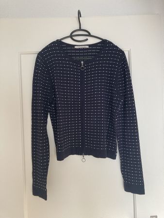 Strickjacke mit Reissverschluss