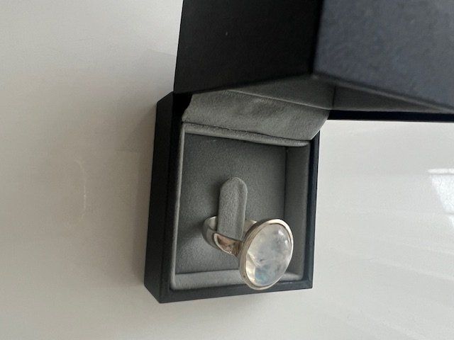Anelli: Ring Silber 925 mit Stein, NEU! – Nuovo (secondo la descrizione) da Walenstadt venduto da ricamul 5