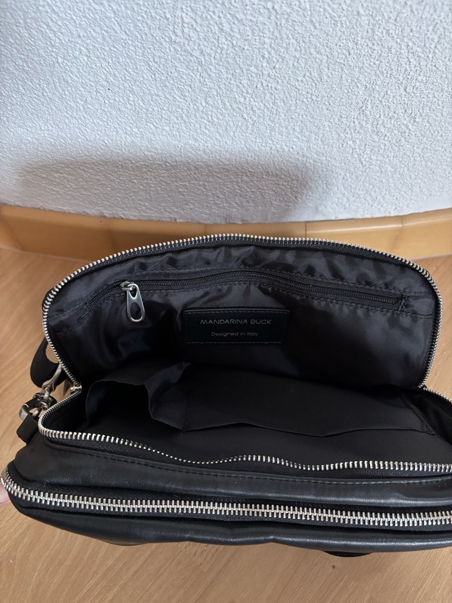Borse da donna: Mandarina Duck Ledertasche schwarz – Nuovo (secondo la descrizione) da Nürensdorf venduto da linf 3