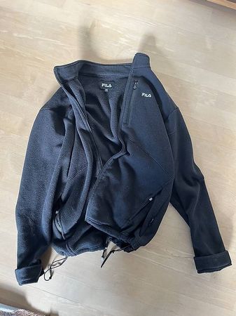 FILA Fleecejacke schwarz