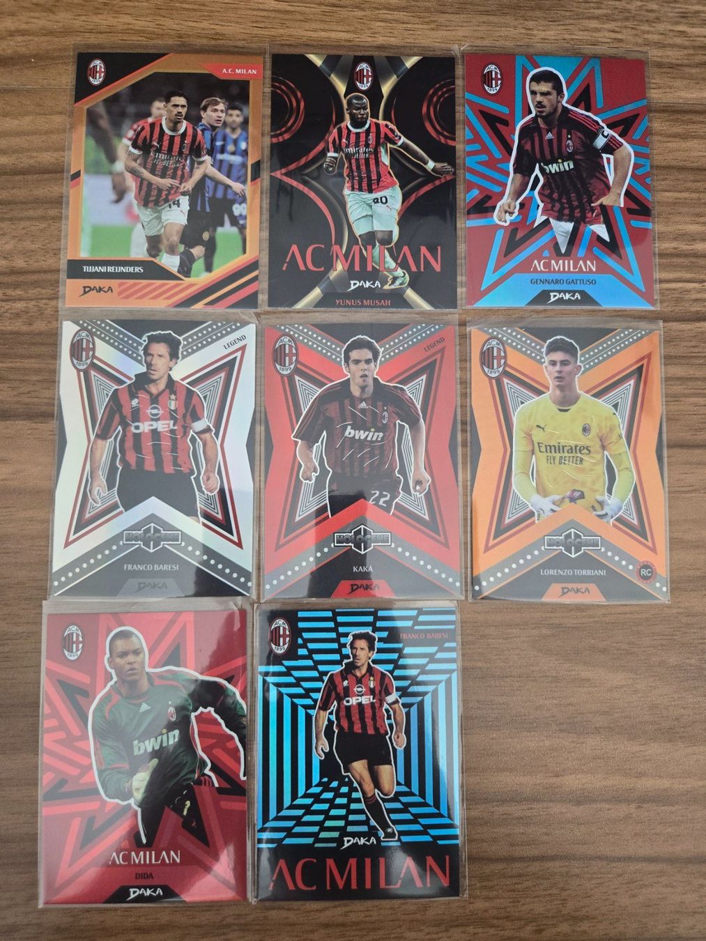 Sammelbilder & Trading cards: Daka Milan carte numerate – Gebraucht aus Pregassona von med_fk22