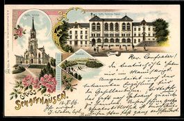 Litho Schaffhausen, Kath. Vereins-Haus, 