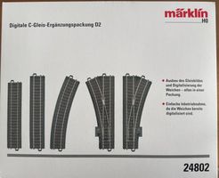 Märklin H0 Digitale C-Gleisergänzungspackung D2 Art.24802