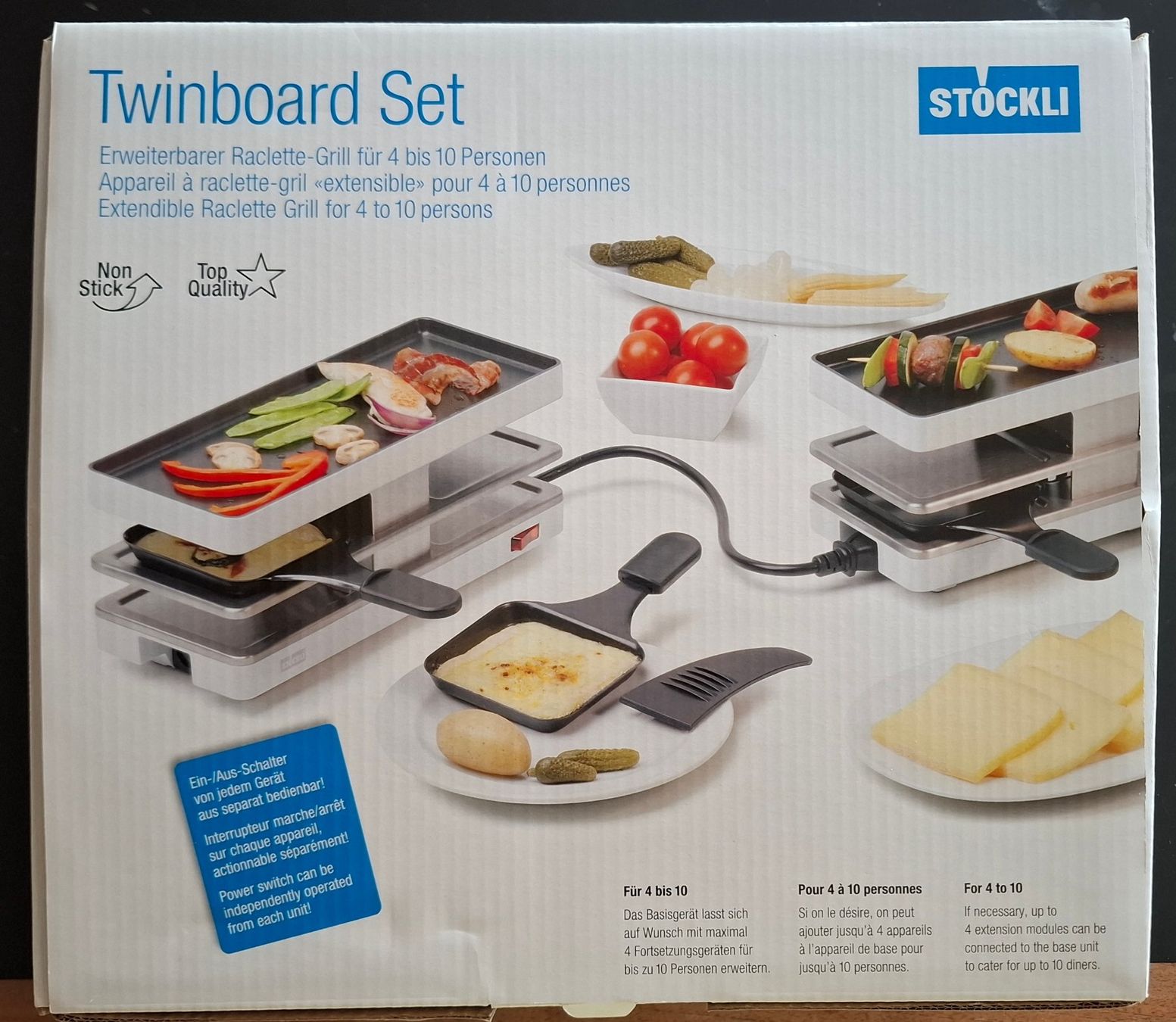 Stöckli Appareils de cuisine: Raclette-Grill "Stöckli" NEU – Neuf avec emballage d'origine à Nennigkofen par fel_wzw6 4