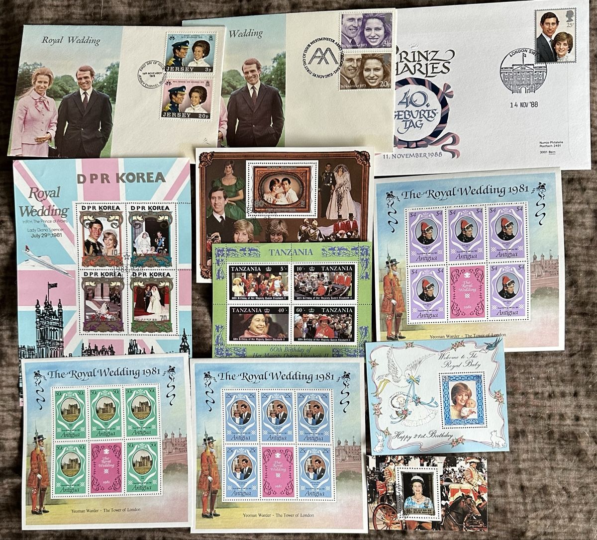 Alle Briefmarken: Royals – Gebraucht aus Duebendorf von Fczfanrobi