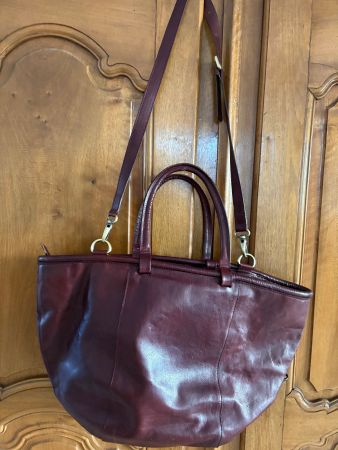 Magnifique sac en cuir "Q de sac"